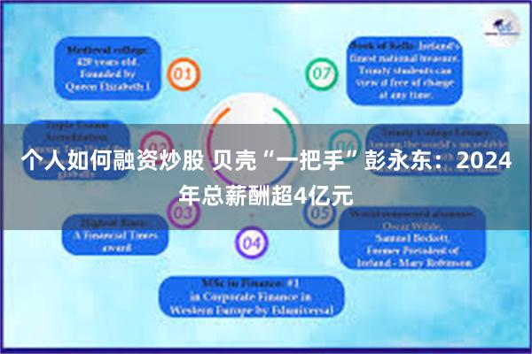 个人如何融资炒股 贝壳“一把手”彭永东：2024年总薪酬超4亿元