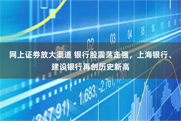 网上证劵放大渠道 银行股震荡走强，上海银行、建设银行再创历史新高
