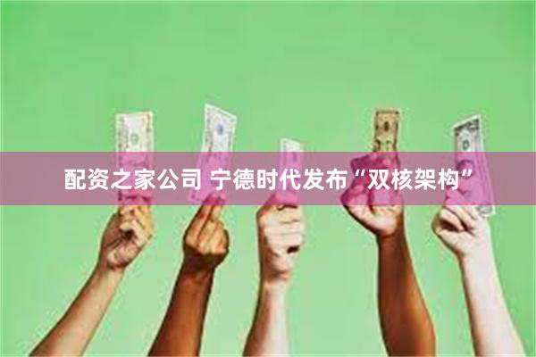 配资之家公司 宁德时代发布“双核架构”