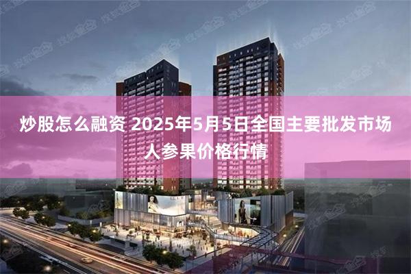 炒股怎么融资 2025年5月5日全国主要批发市场人参果价格行情